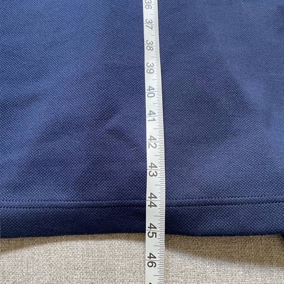 NWT Halogen Blue Sleeveless Button Detail Zip Back Side Slit Dress Office Work - Picture 12 of 13